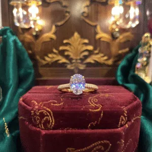 Ethereal Oval Engagement Ring