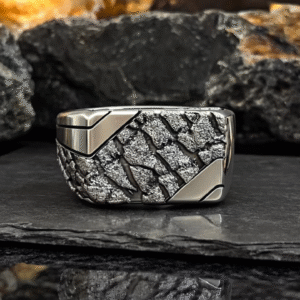 RidgeEcho Signet Ring