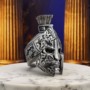 Spartan Skull Helmet Ring
