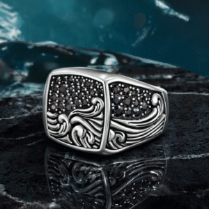 Tidal Ember Ring