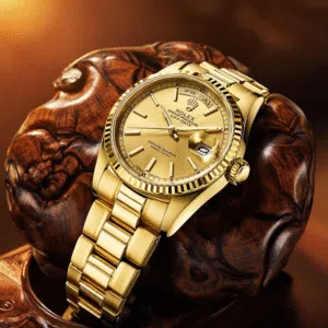 Rolex 18k 36mm Case Single Quickset Presidential Champagne Dial Watch - Swiss CrownTM Pre-Owned Independantly Certified